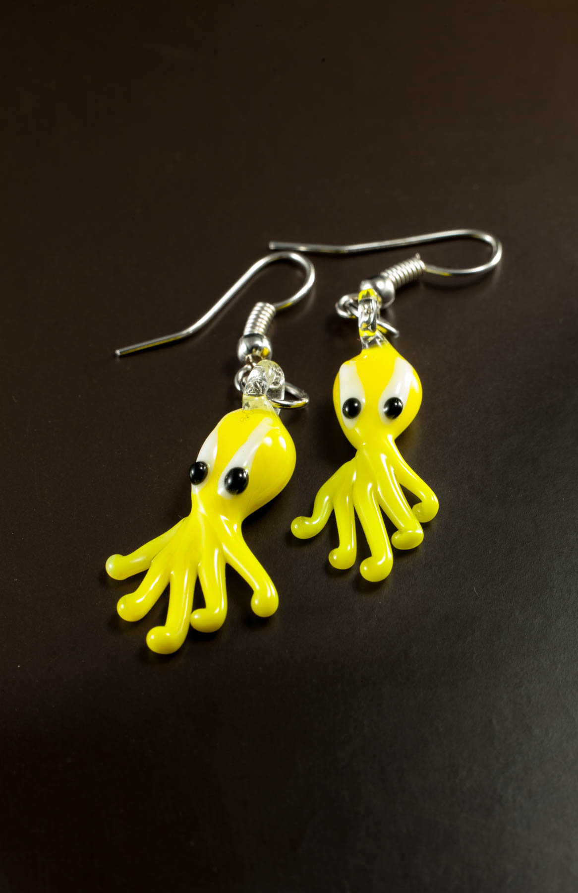 Naušnice Hobotnice limun žuta